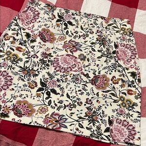 Trucco Floral Mini Skirt